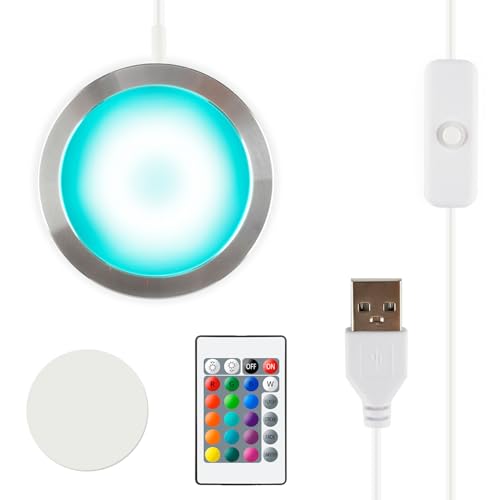 Howarx 3D Printer LED Lamp Kit 001 Remote Contorl with RGB Color, Compatible with Bambu lab H2D/A1/A1mini/P1S/P1P/X1C Makerworld Maker's Supply Hardware kit 5V USB Powered, RGB Color