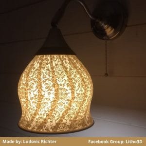 Tinmorry Matte white PLA lithophane