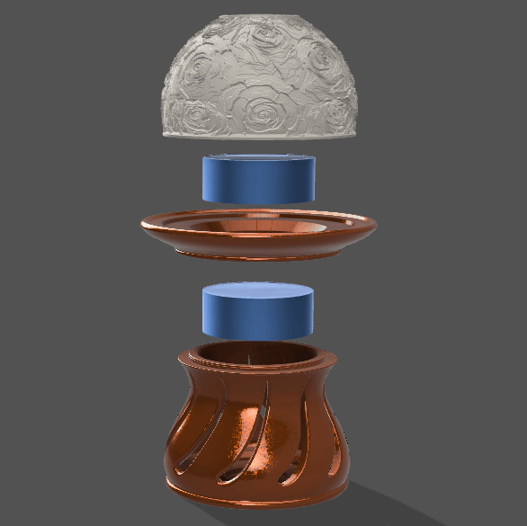 Assemble traditional lithophane