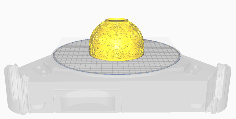 Traditional lithophane