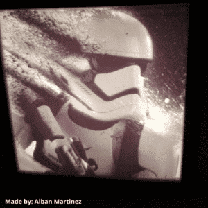 3D printer Resin Lithophane star wars
