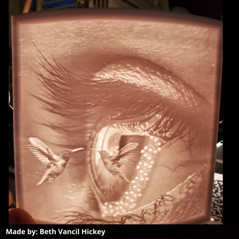 Ziro matte white PLA Beth Vancil